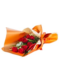 Fiery Love Kırmızı Gül Buketi