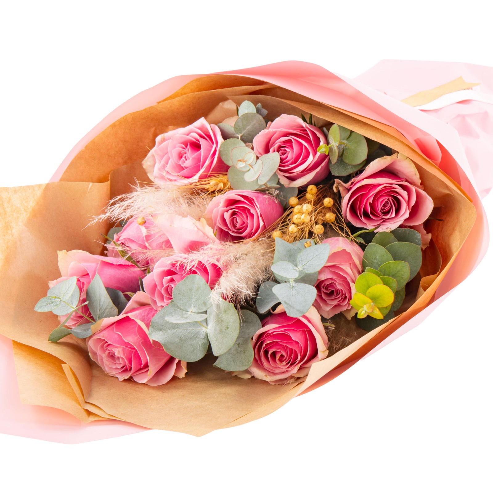 Rose Haven Pembe Gül Buketi
