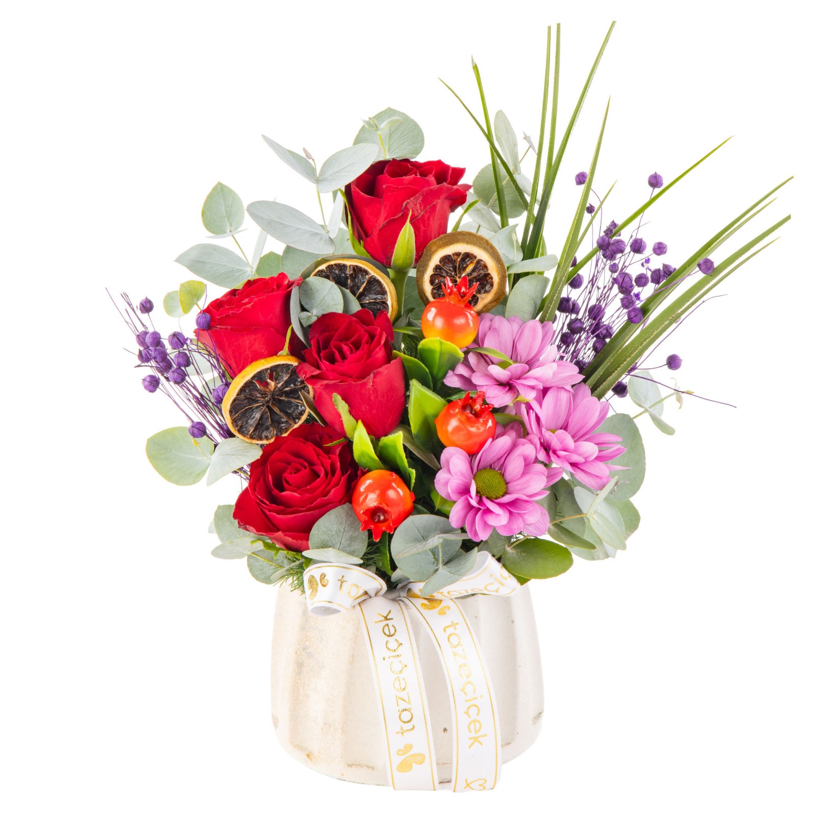 Rose Crush Papatya & Gül Aranjmanı