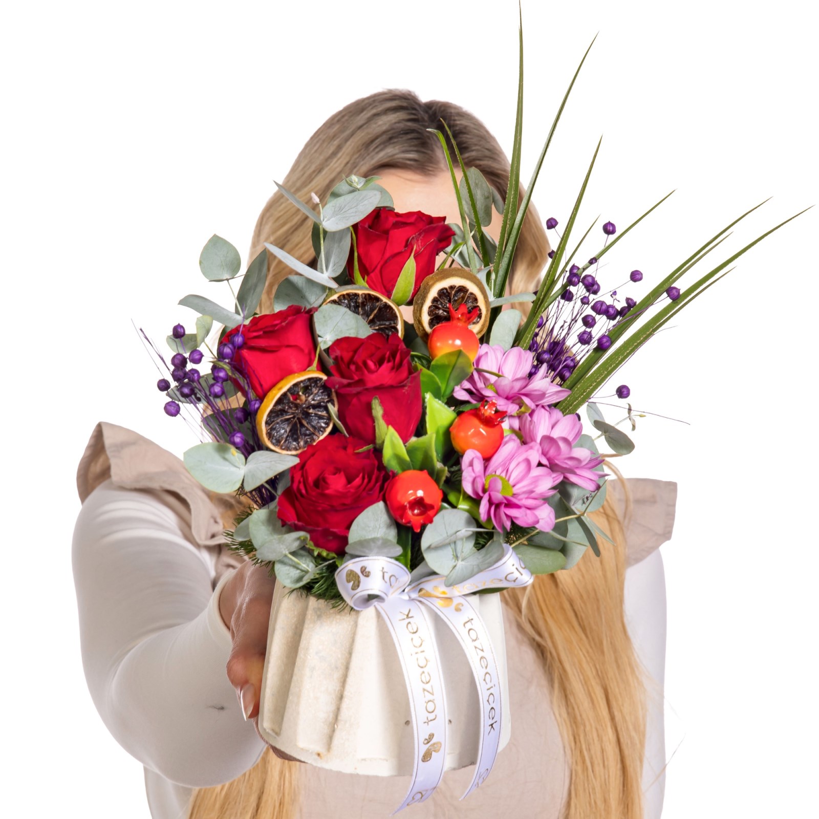 Rose Crush Papatya & Gül Aranjmanı