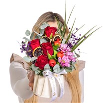 Rose Crush Papatya & Gül Aranjmanı