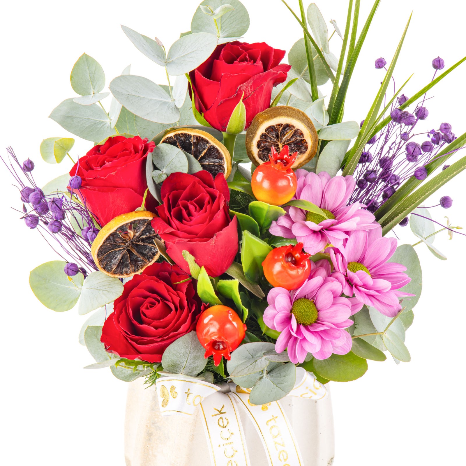 Rose Crush Papatya & Gül Aranjmanı