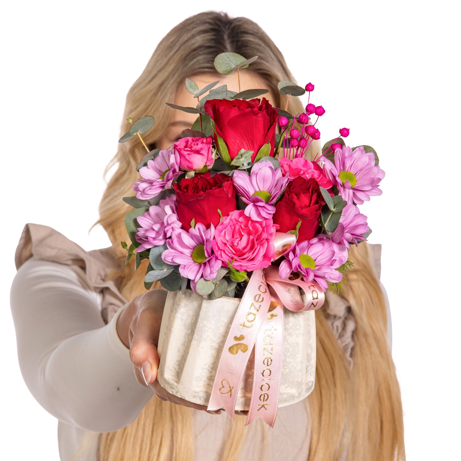 Rosella Chic Papatya & Gül Aranjmanı