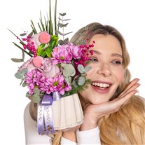Flora Snack Lila Gül & Kasımpatı