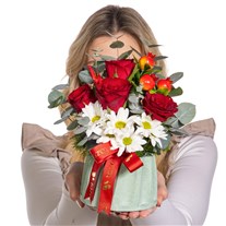 Red Joy Papatya & Gül Aranjmanı
