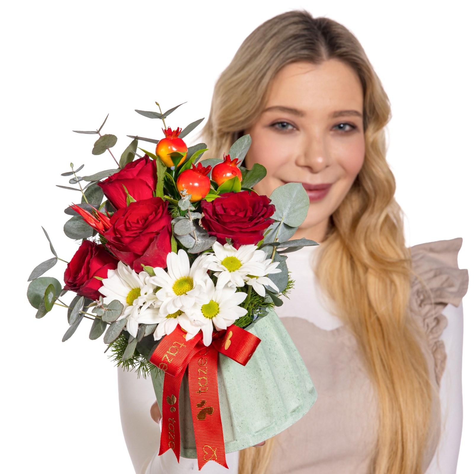 Red Joy Papatya & Gül Aranjmanı