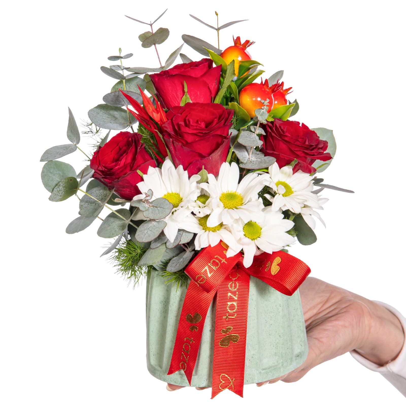 Red Joy Papatya & Gül Aranjmanı