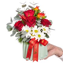 Red Joy Papatya & Gül Aranjmanı