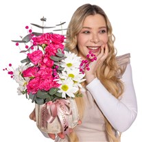 Pink Harmony Gül Aranjmanı