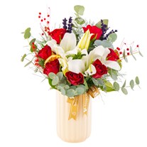Royal Touch Lilyum & Kırmızı Gül