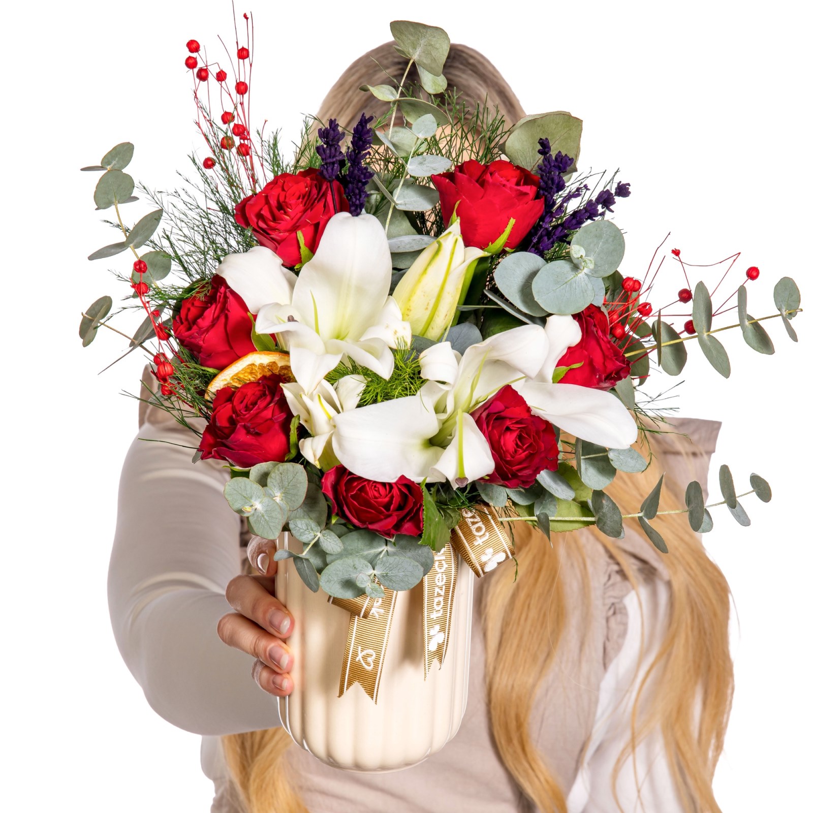Royal Touch Lilyum & Kırmızı Gül