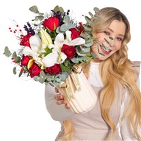 Royal Touch Lilyum & Kırmızı Gül