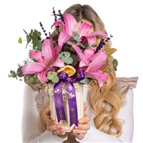 Lavender Kiss Vazoda Lilyum