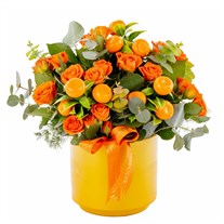 Orange Spark Gül Aranjman