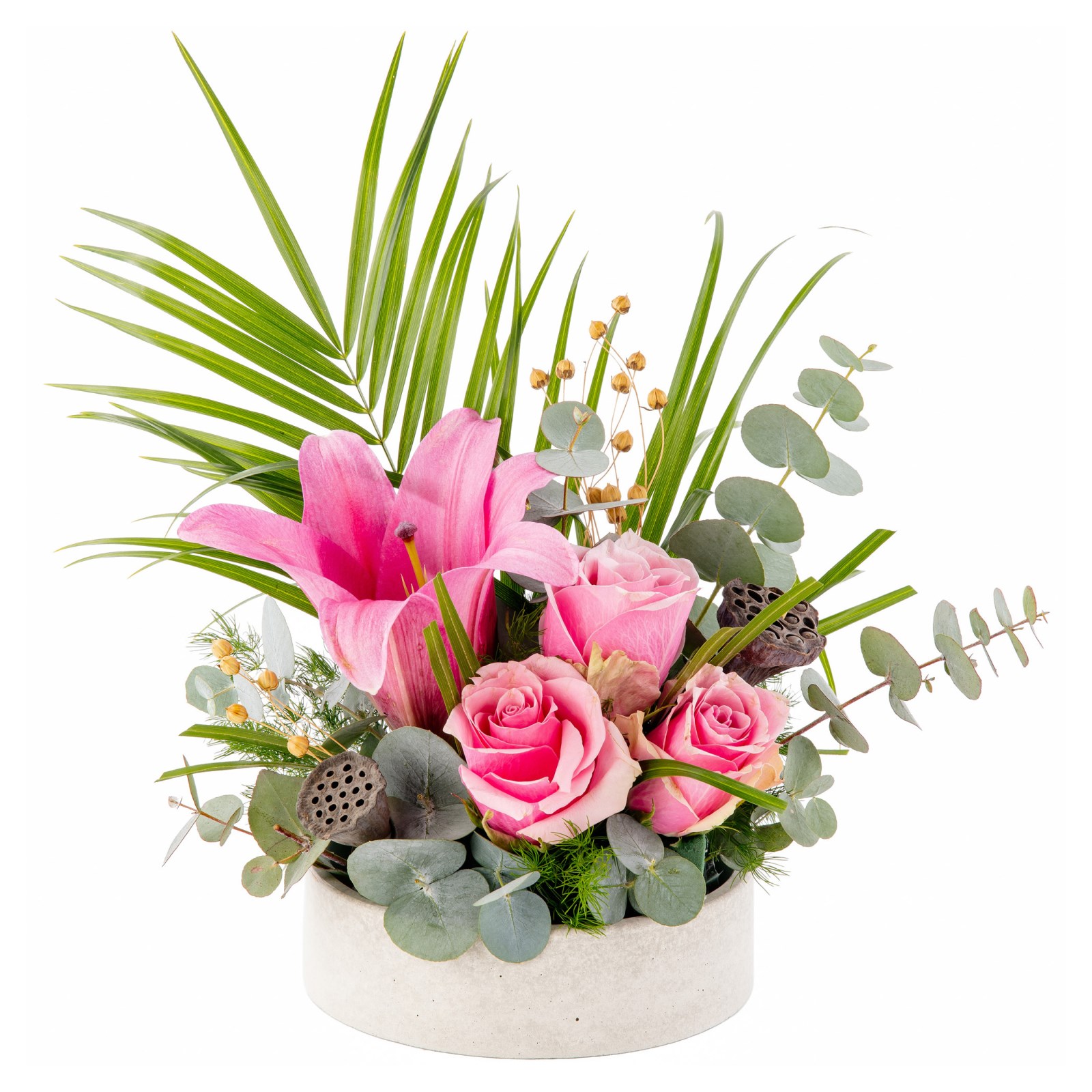 Exotic Rose Lilyum Aranjmanı