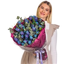Mavi Rüya Lale Buketi