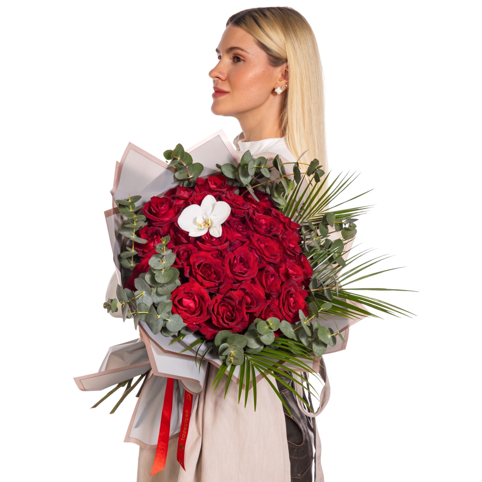 Kırmızı Ekvator Gül Aşk Buketi
