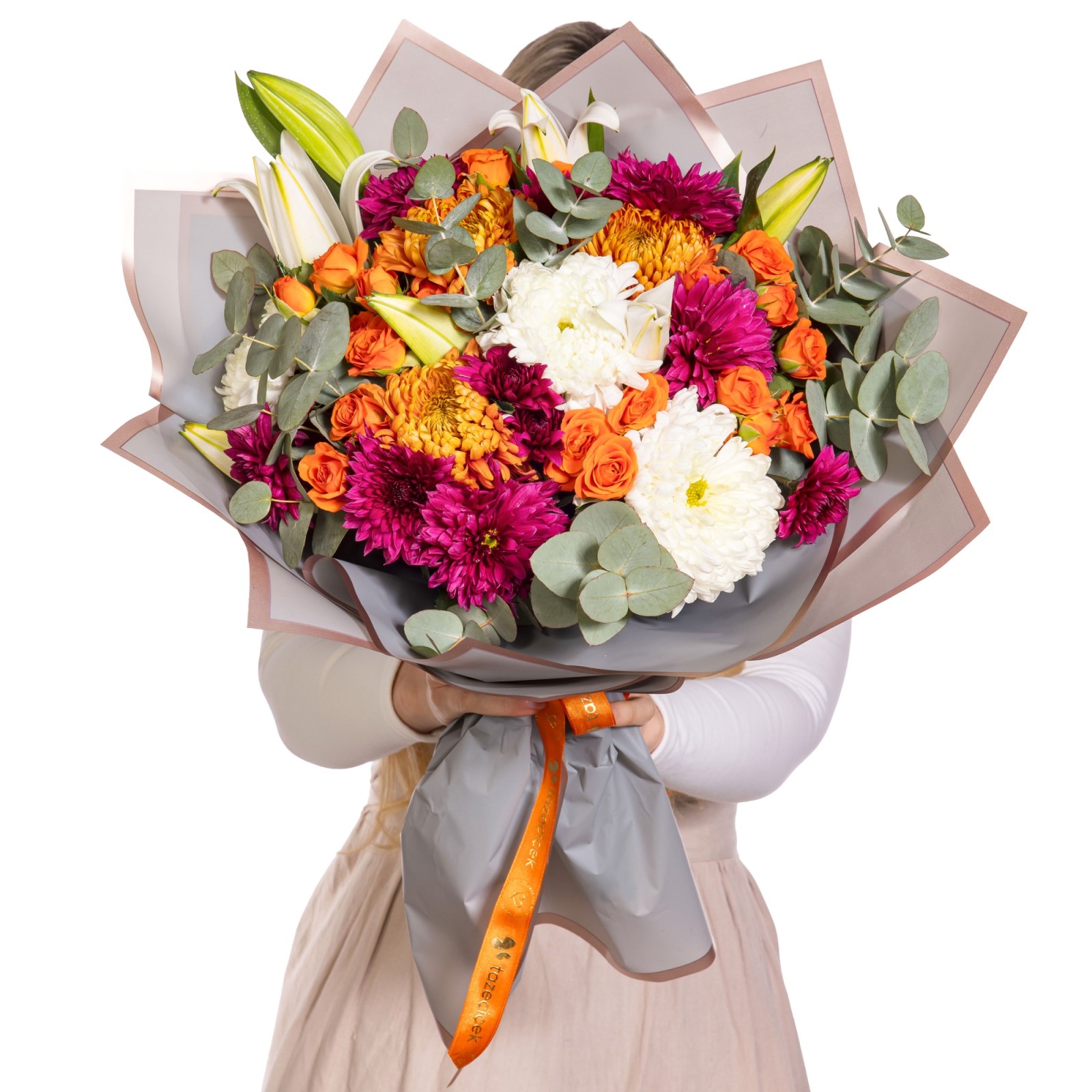 Color Mix Lilyum Ve Mevsim Buketi