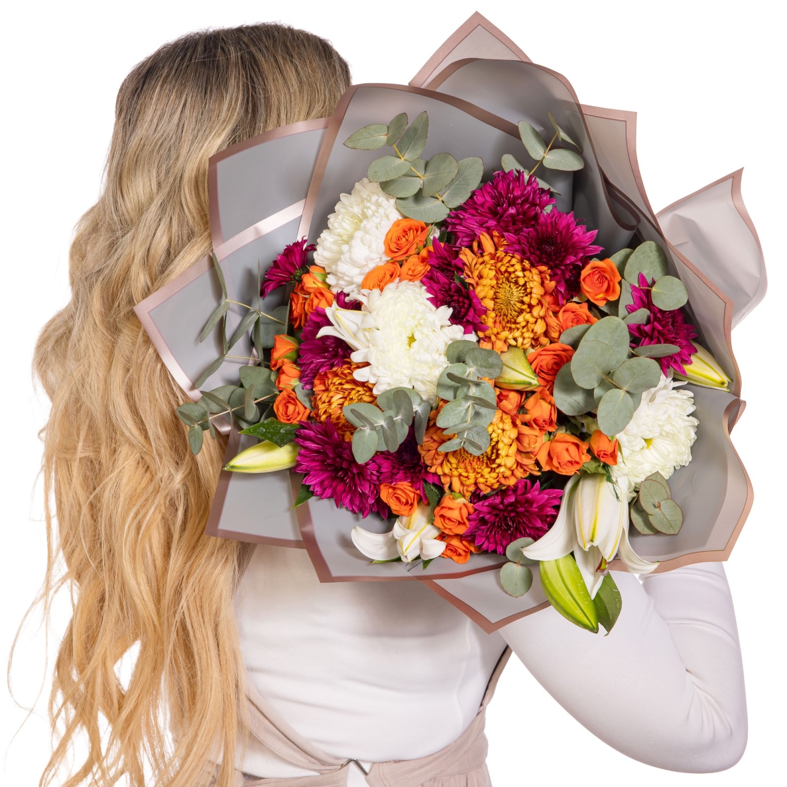 Color Mix Lilyum Ve Mevsim Buketi