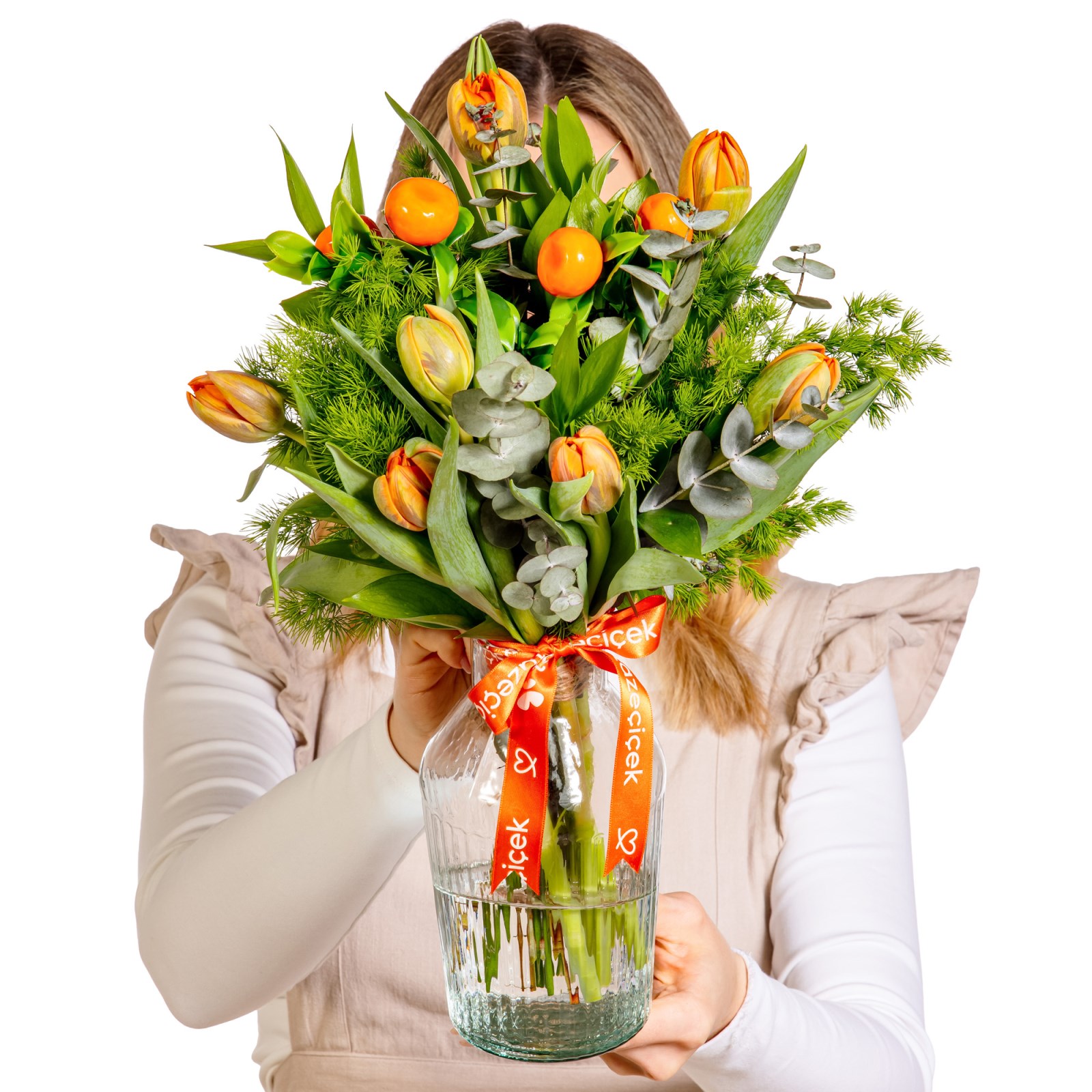 Natural Orange Laleler