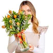 Natural Orange Laleler