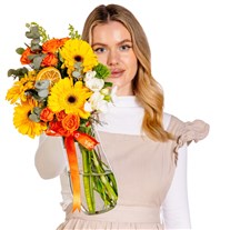 Sunshine Orange Gerberalar