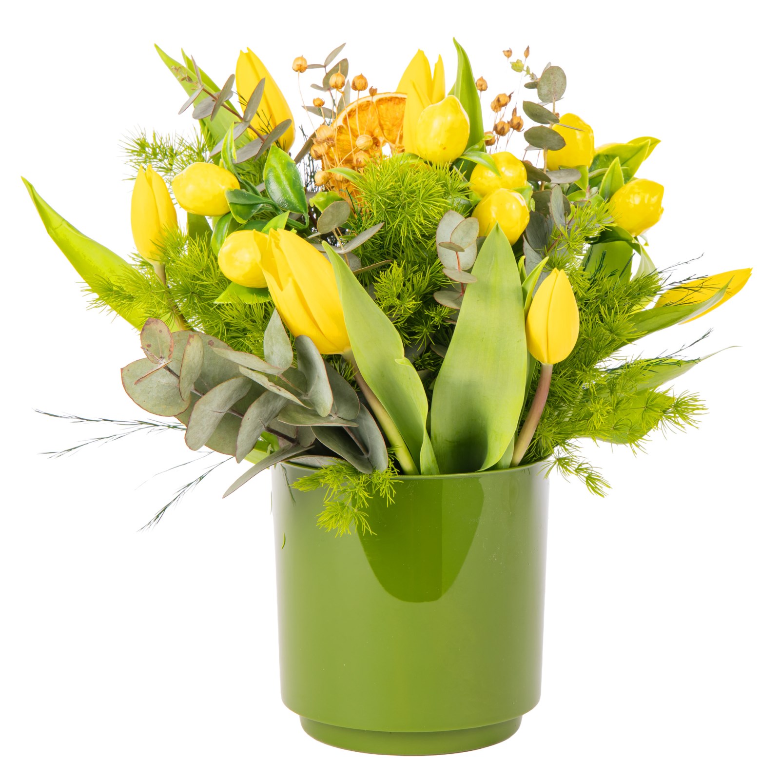 Yellow Zen Minimal Garden Laleler