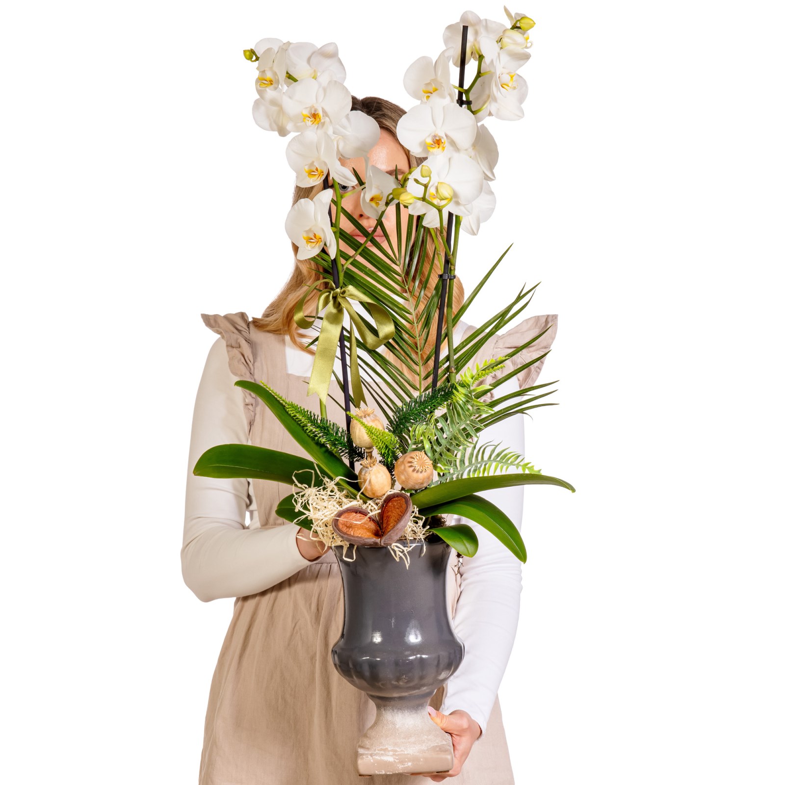 Orchid Noir Classic Signature Vase