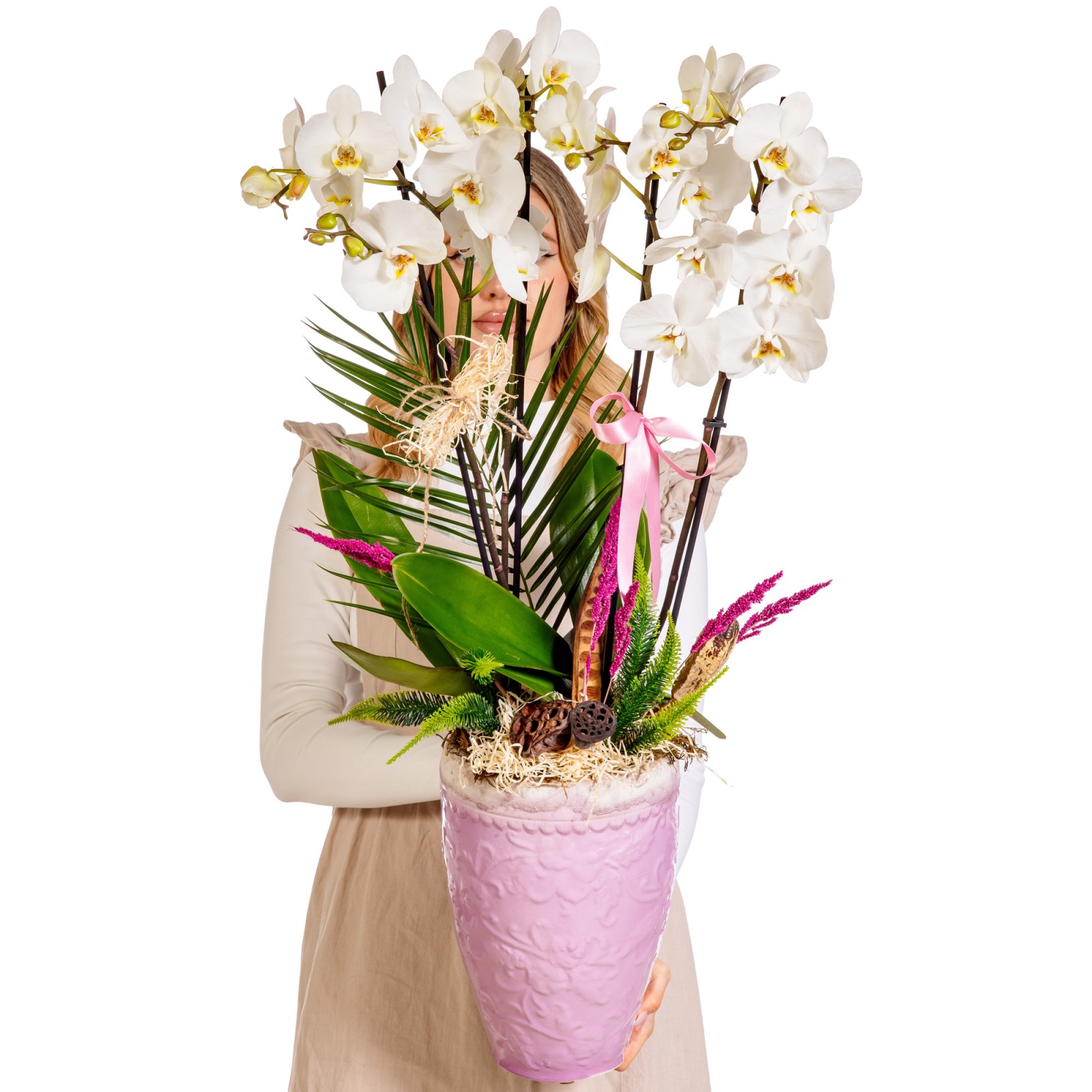 Imperial White Orchid Deluxe Collection