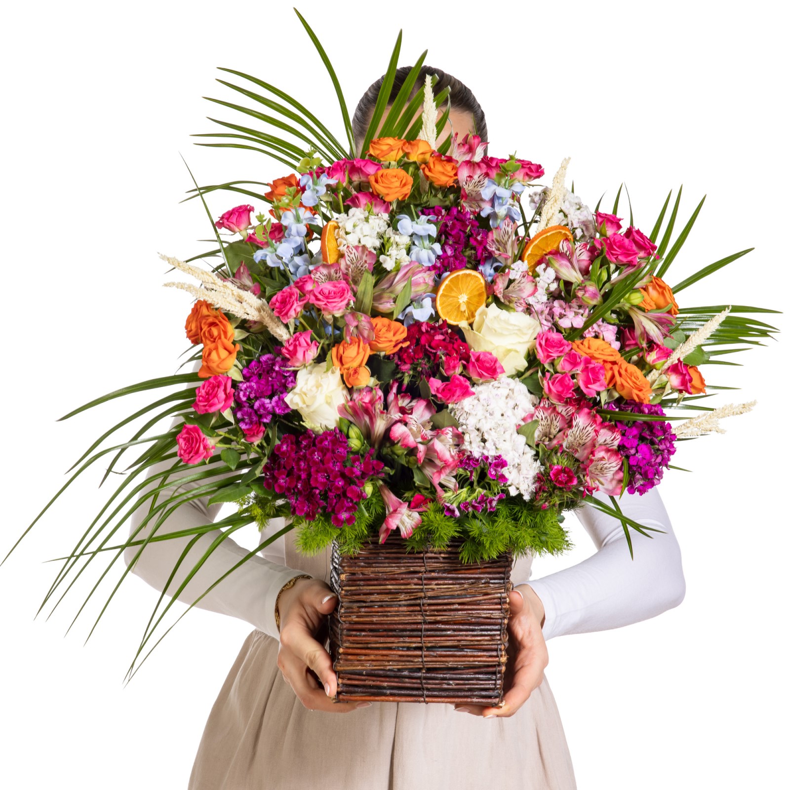 Floral Symphony Premium Basket