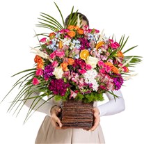 Floral Symphony Premium Basket