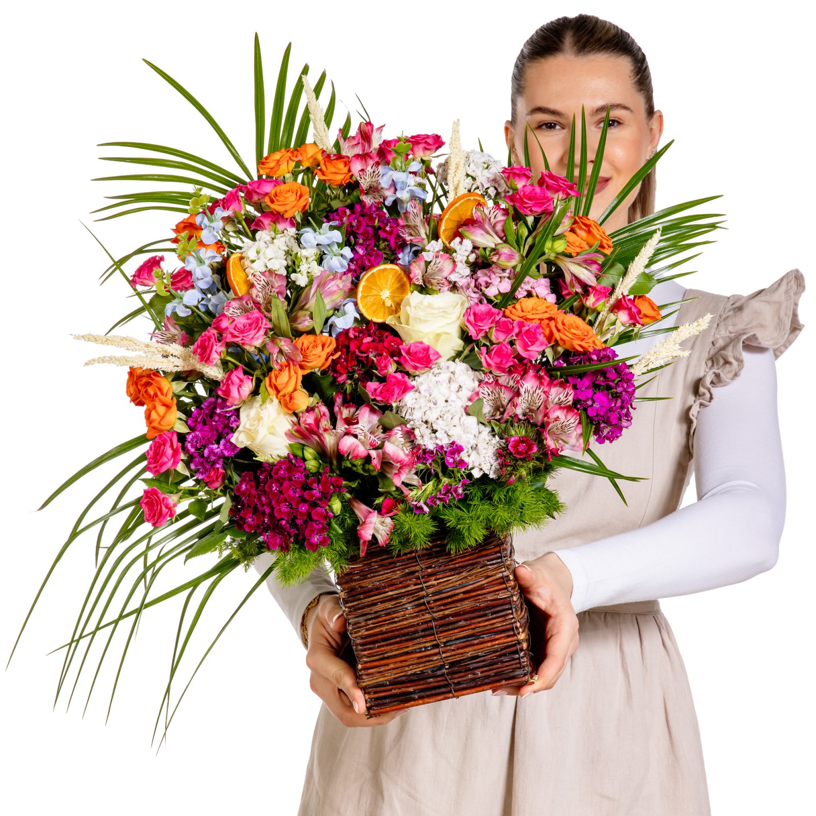 Floral Symphony Premium Basket