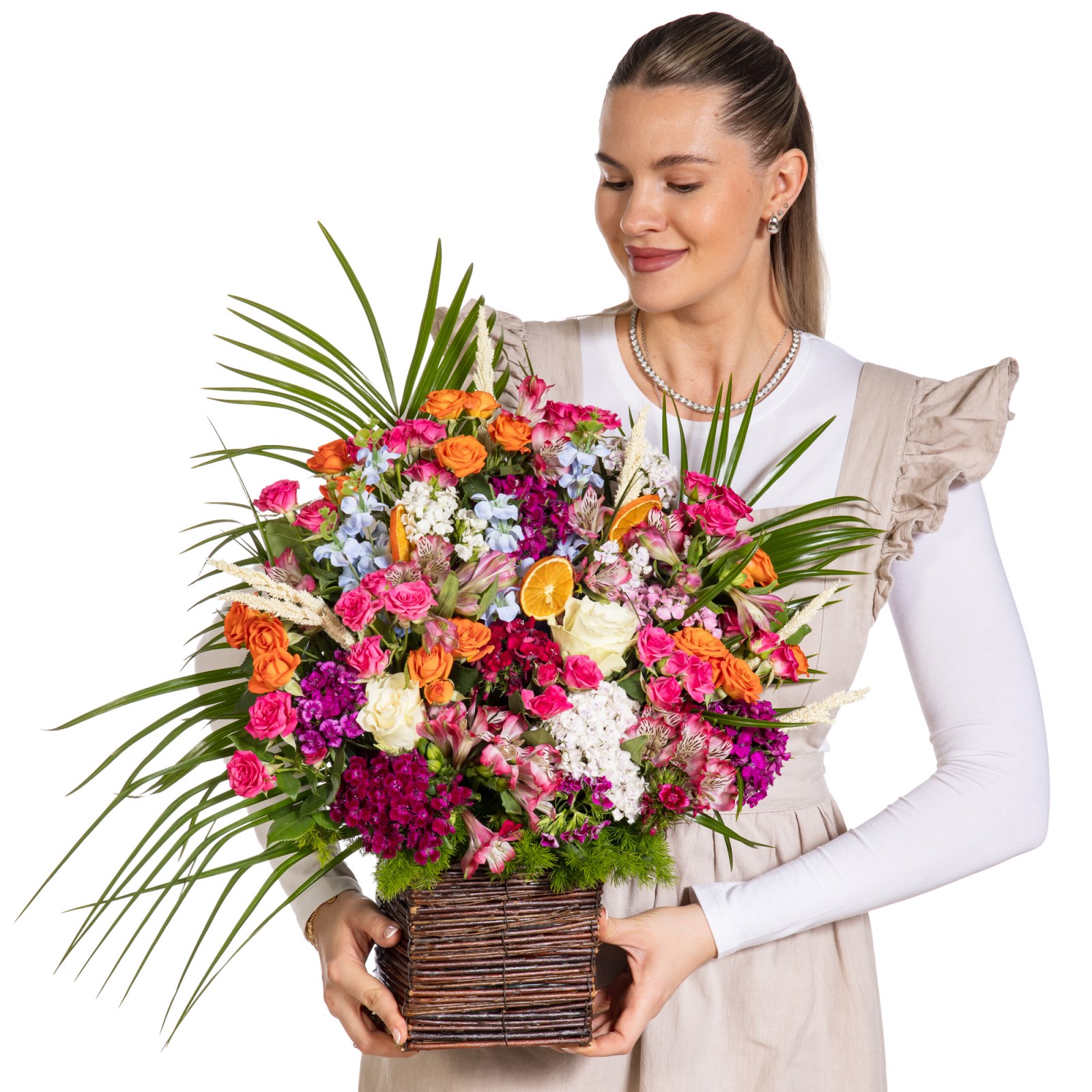 Floral Symphony Premium Basket
