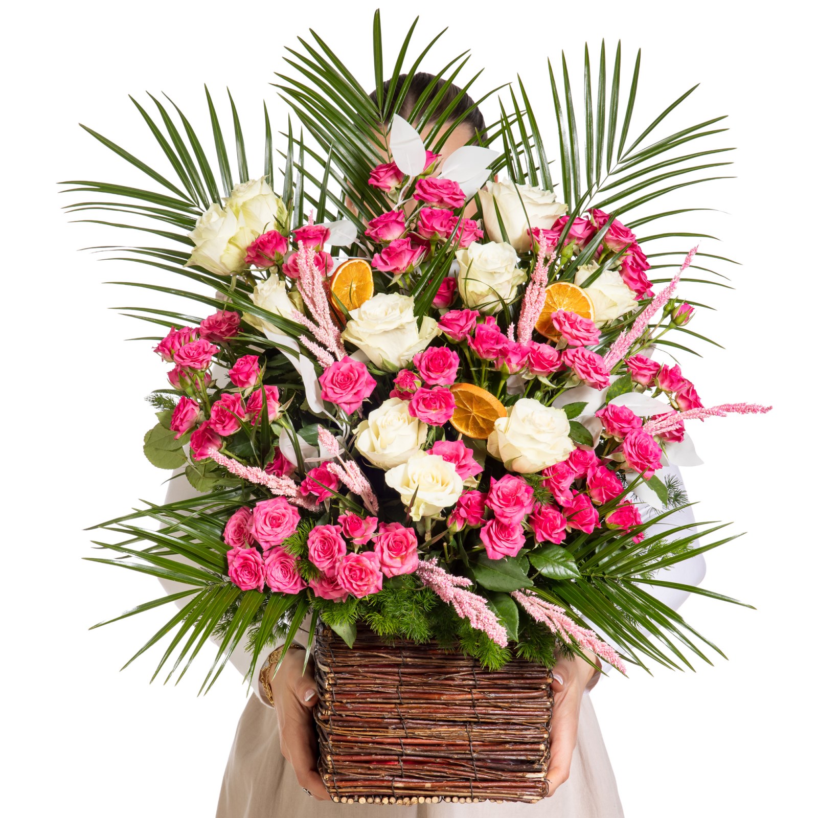 Romantic Garden Luxury Basket