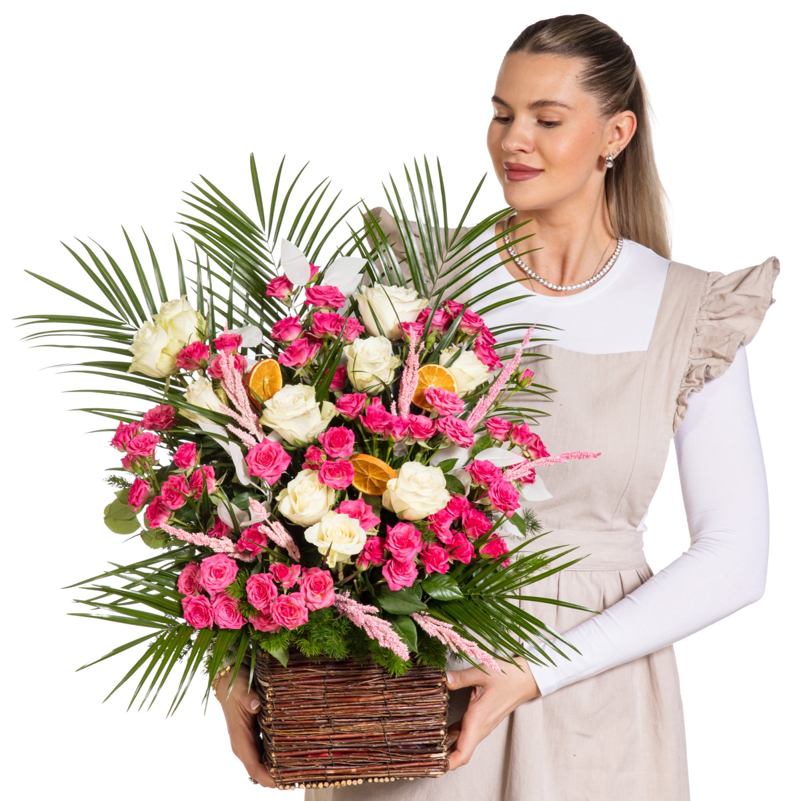 Romantic Garden Luxury Basket