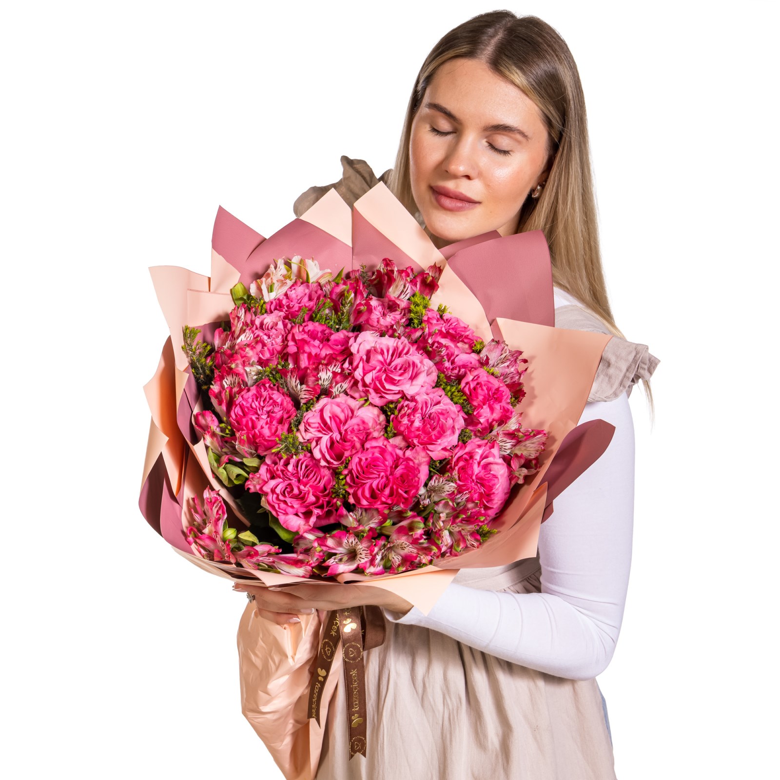 Bright Fuchsia Symphony Buketi