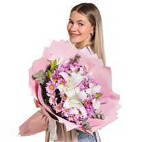 Pink Lily Dream Buketi