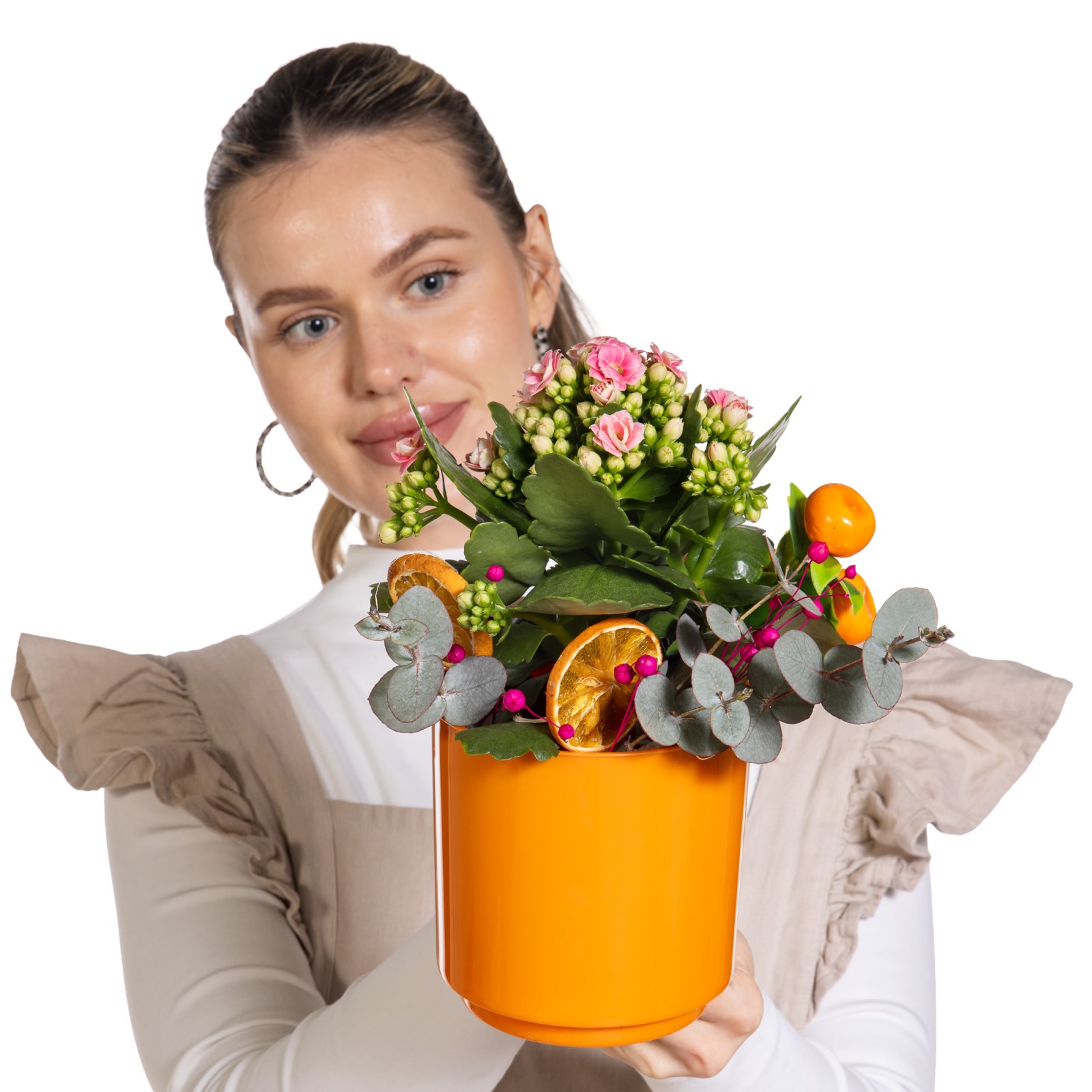 Citrus Joy Kalanchoe Aranjmanı