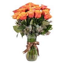 Sunset Rose Gül Vazosu