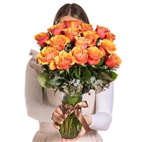 Sunset Rose Gül Vazosu