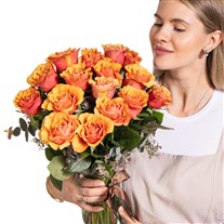 Sunset Rose Gül Vazosu