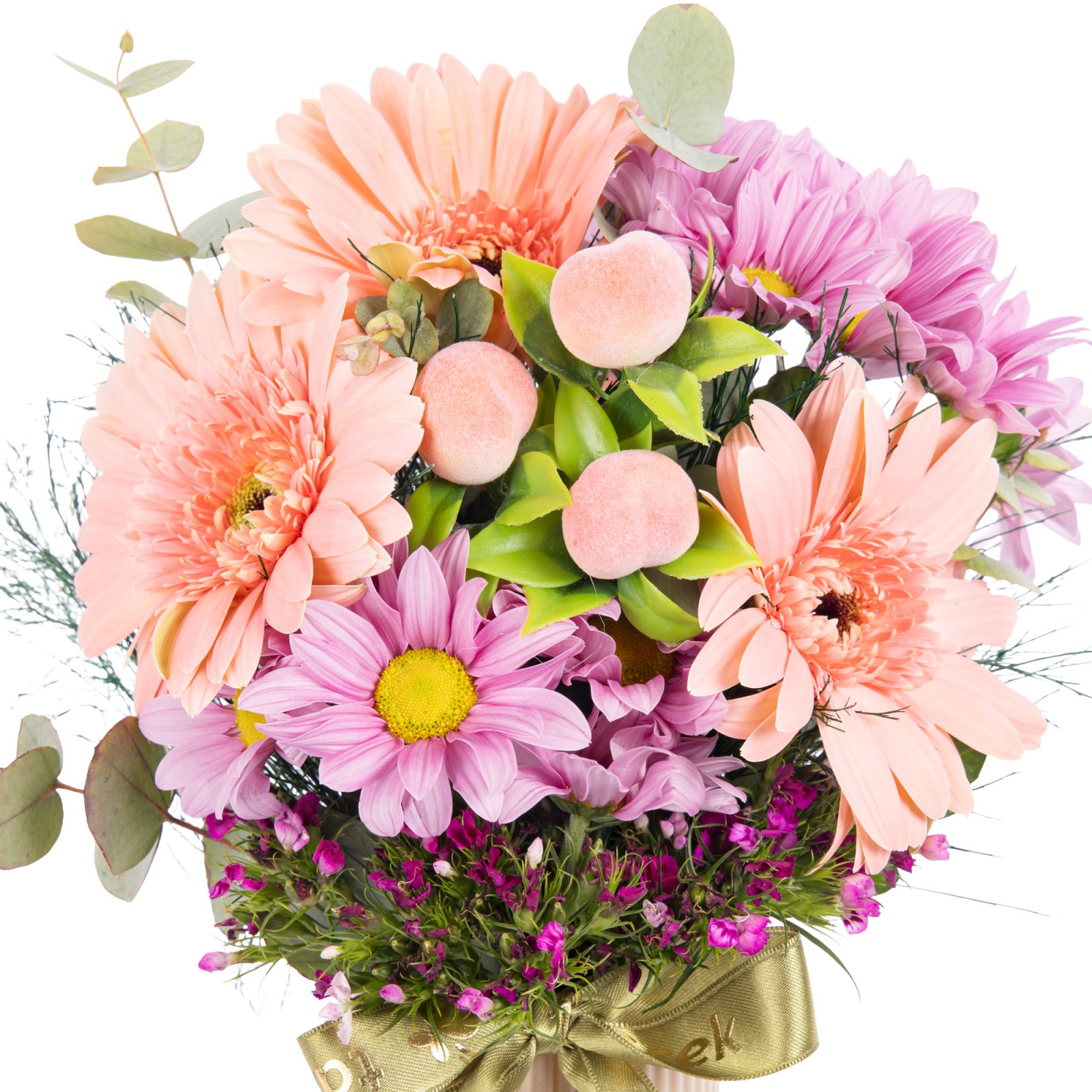 Şeftali Rüyası Gerbera Hüsnüyusuflar