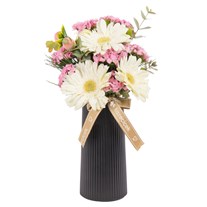 Pamuk Şeker Gerbera Vazosu