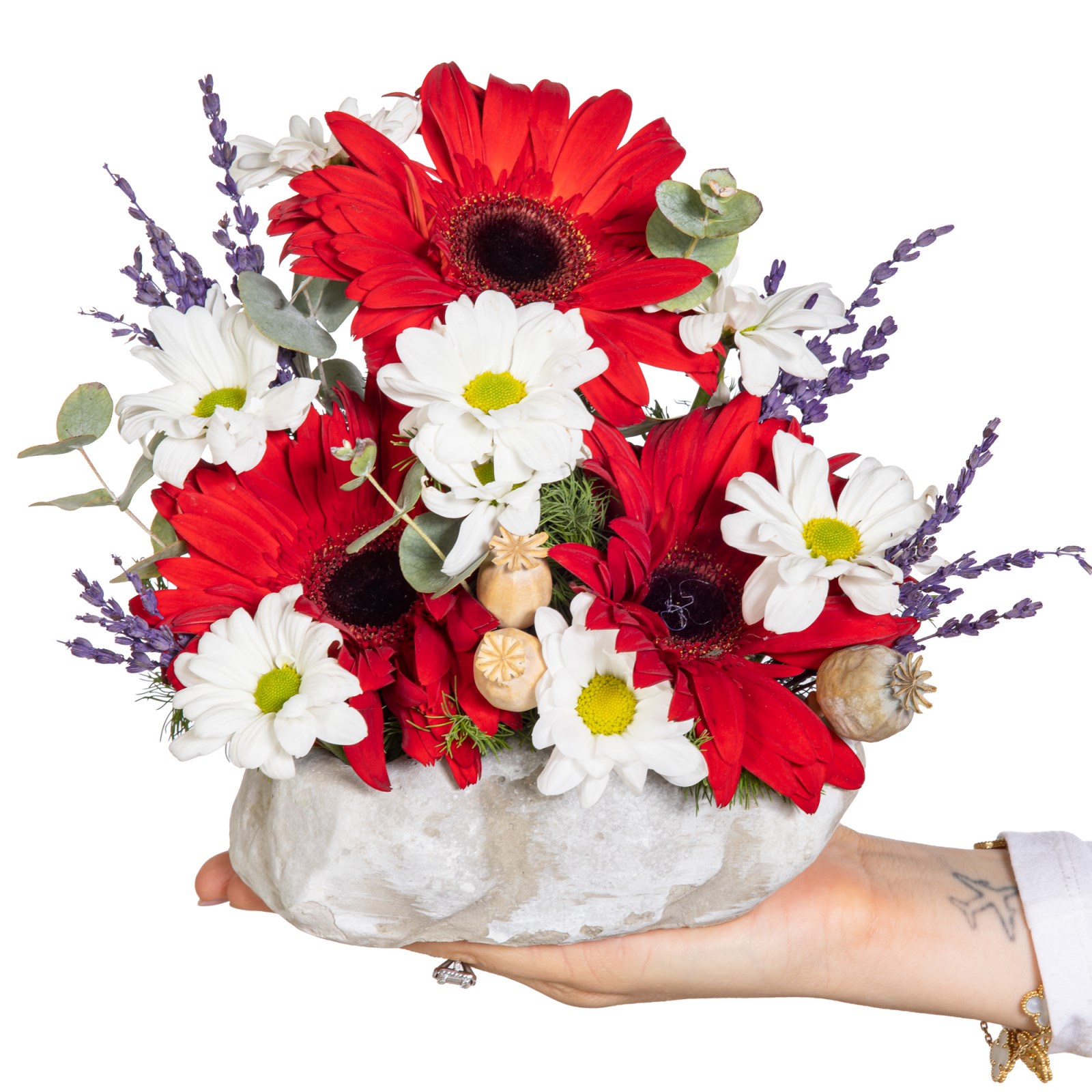 Mini Ruby Gerbera Papatya