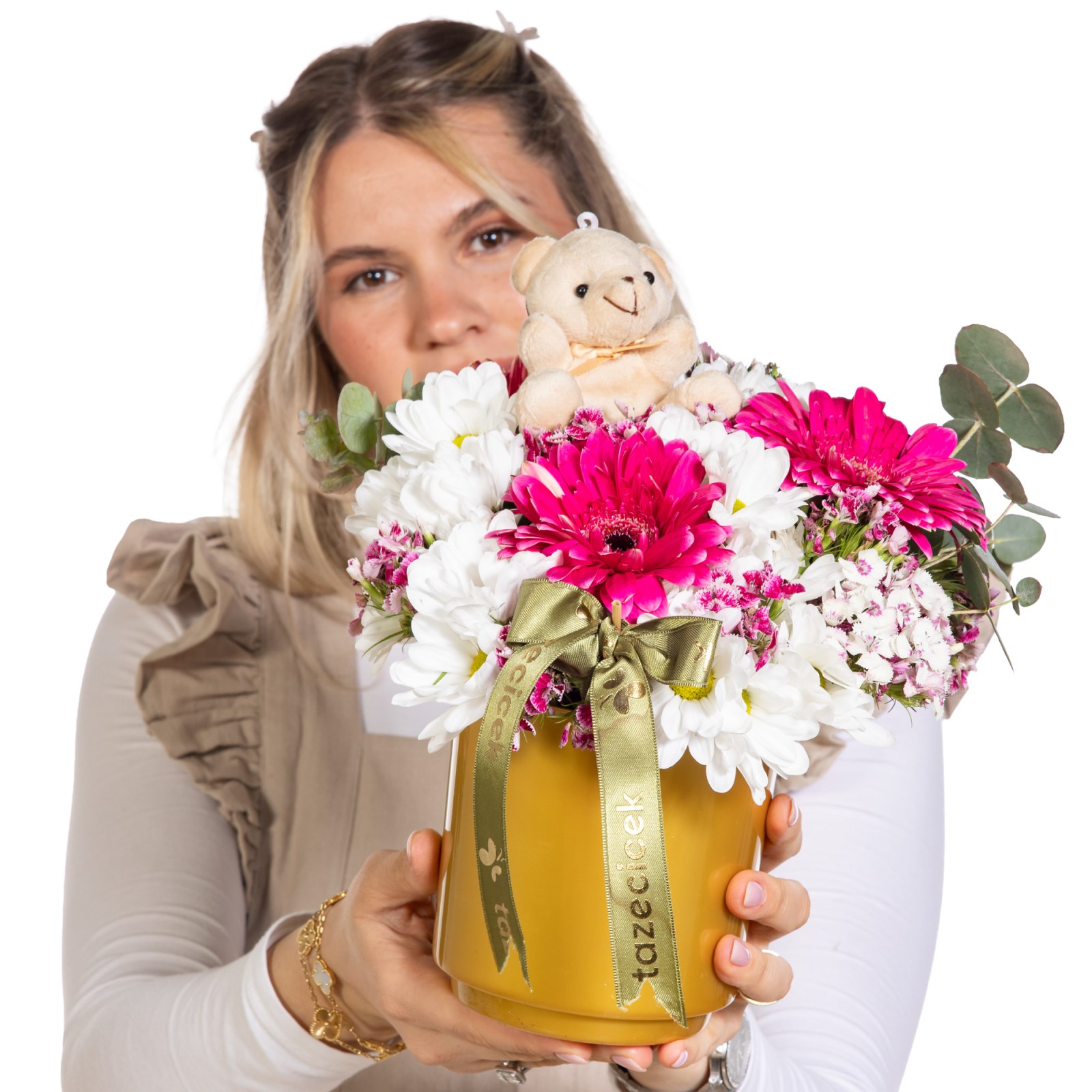 Sweet Bear Gerbera Papatyalar