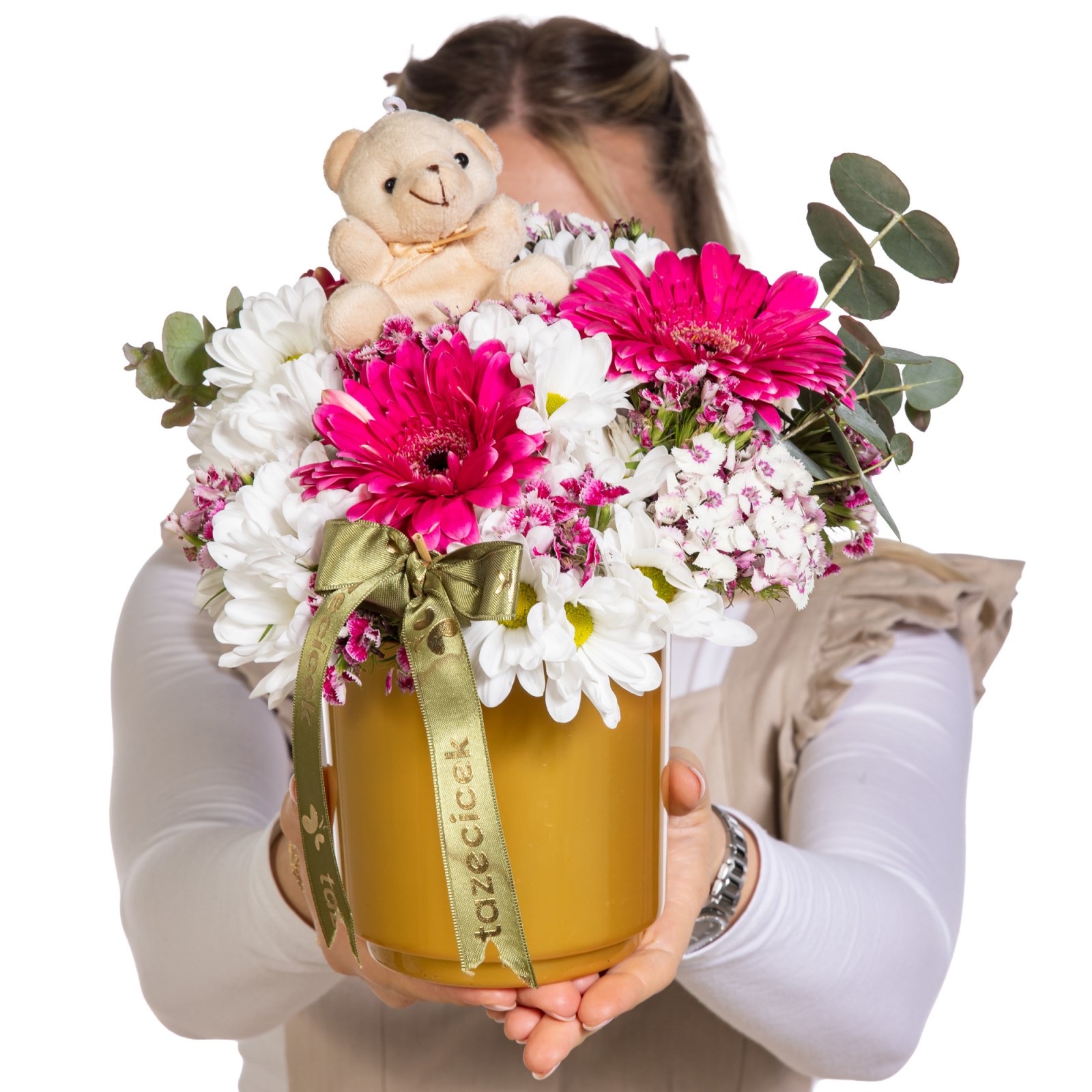 Sweet Bear Gerbera Papatyalar