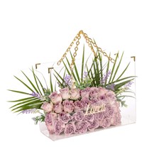 Kişiye Özel Lavender Rose Gül Aranjmanı