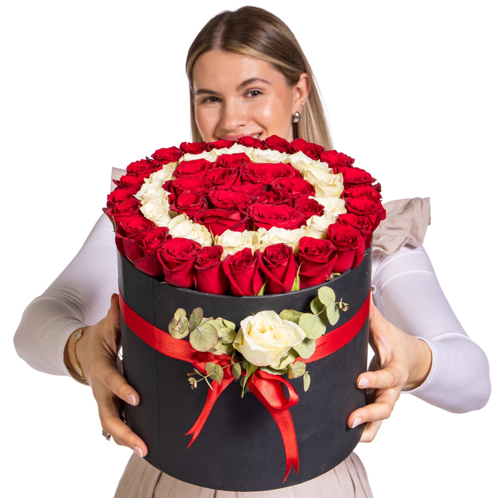 Kişiye Özel Love Signature Kutuda Güller