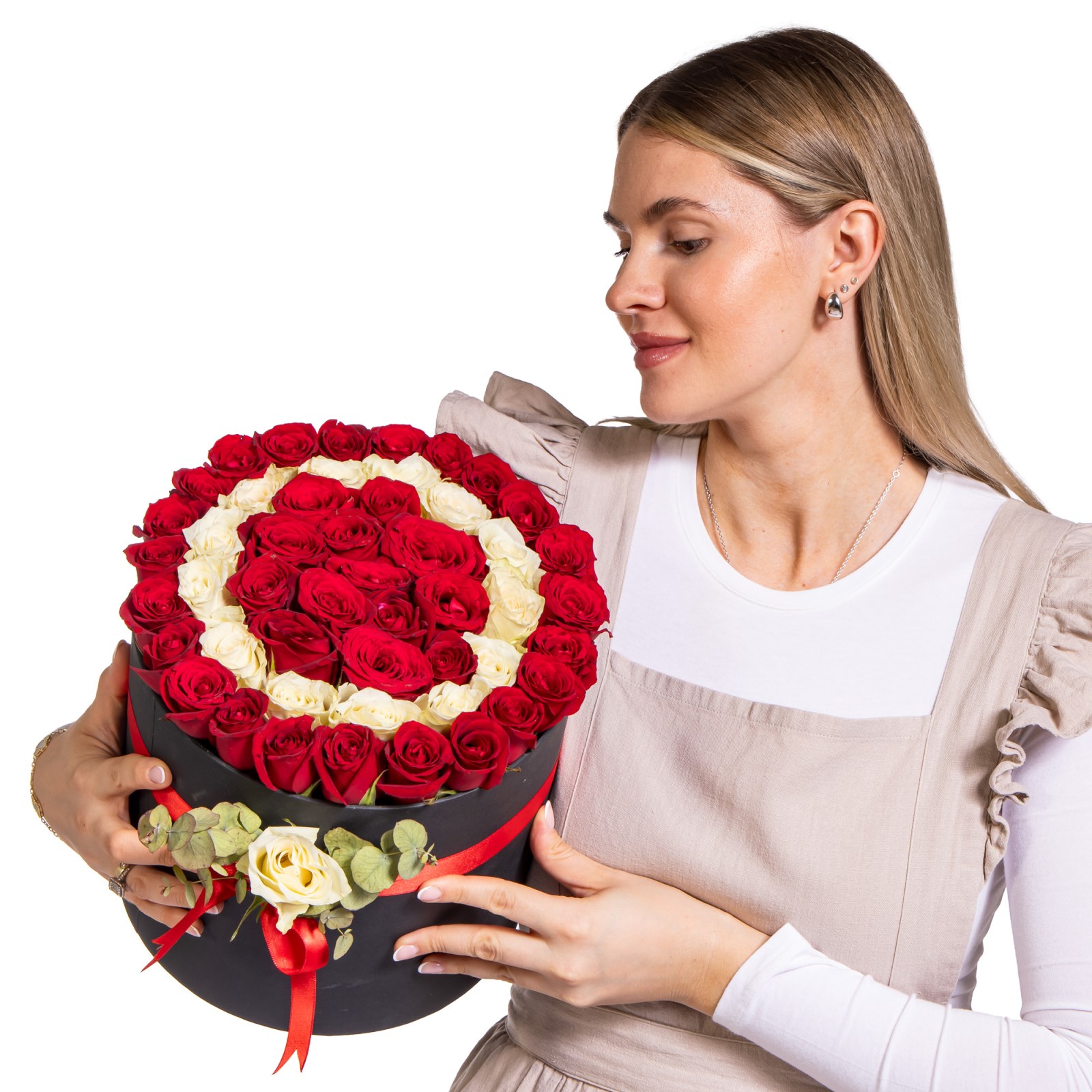 Kişiye Özel Love Signature Kutuda Güller