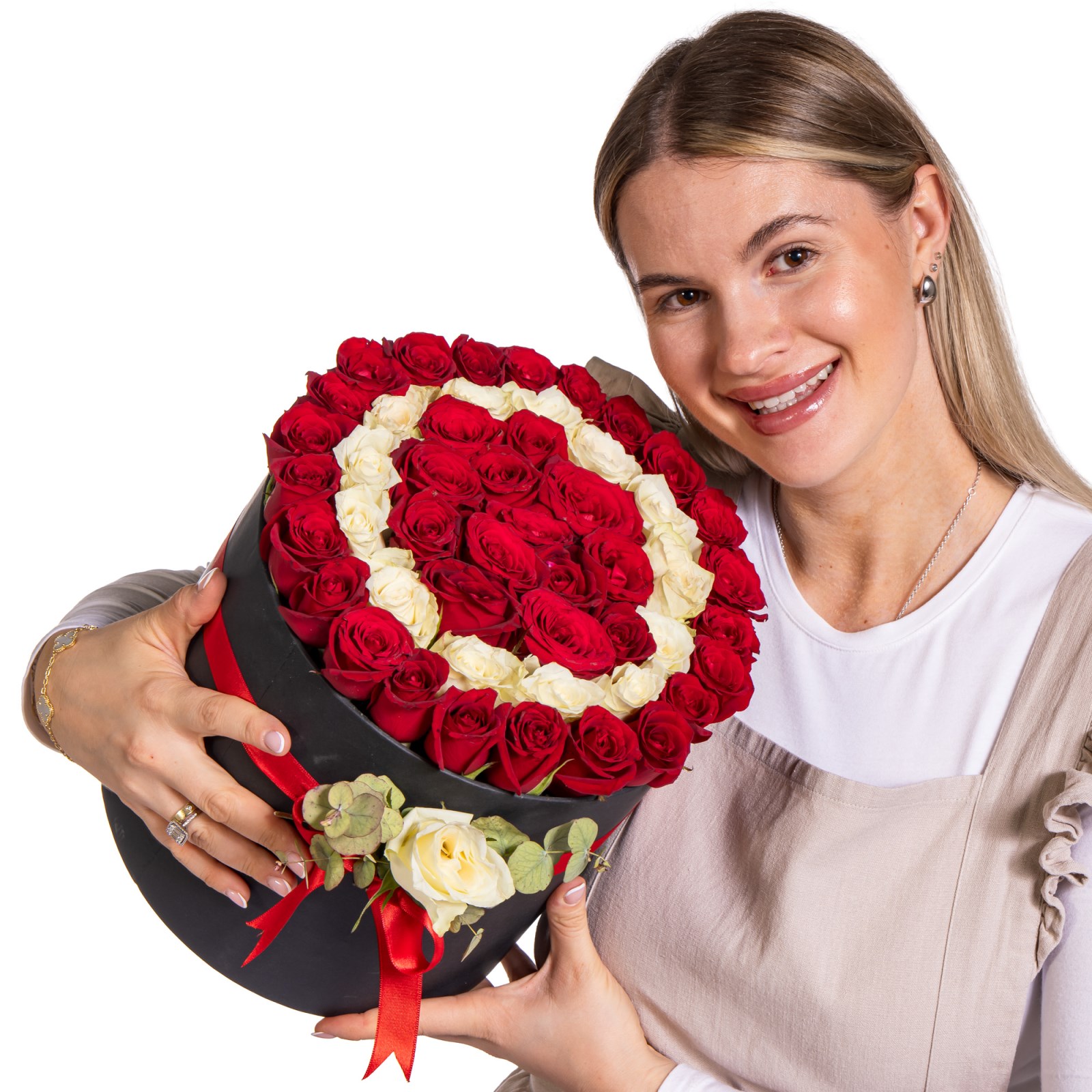 Kişiye Özel Love Signature Kutuda Güller
